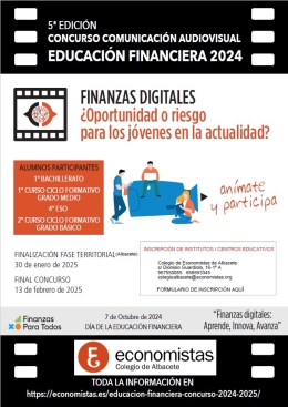 V EDICIÓN DEL CONCURSO DE COMUNICACIÓN AUDIOVISUAL SOBRE EDUCACIÓN FINANCIERA 2024-2025