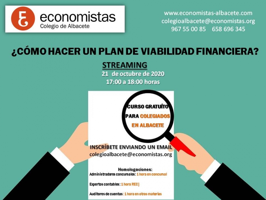 ¿CÓMO HACER UN PLAN DE VIABILIDAD FINANCIERA? Gratuito para colegiados